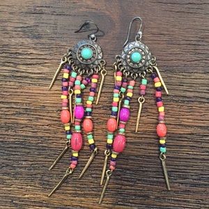 Lucky brand boho earrings